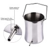 Stainless Steel Enema Bucket Kit for Home Enema- 2 Liter