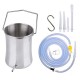 Stainless Steel Enema Bucket Kit for Home Enema- 2 Liter