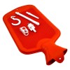 Enema Bag Kit 2 Quart Red Hot Water Bottle Colon Cleansing Kit